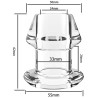 FUKR Plug tunnel avec bouchon Inpull M 5 x 5cm